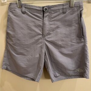AFTCO Light Gray Men's Hybrid Shorts